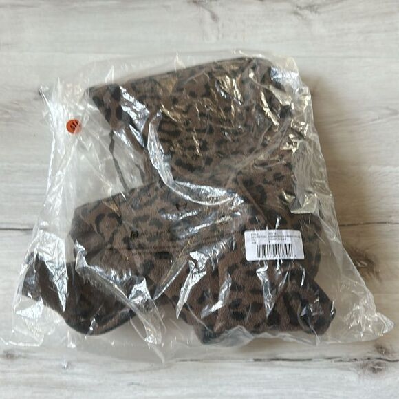 SER.O.YA CHEETAH JACQUARD PARSON HOODIE SMALL NWT in packaging - Picture 6 of 7